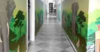 Illustrated Wallpapers in a children institution